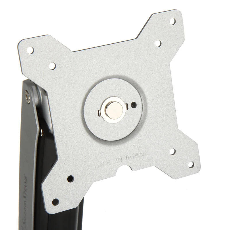 SilverStone SST-ARM22SC Divu Monitoru Stiprinājums - Sudrabs
