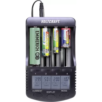 VOLTCRAFT Akumulatoru lādētājs NiMH, NiCd, Li-Ion CC-2 Mignon (AA), Micro (AAA), Baby (C), Sub-C, 26650, 26500, 18650, 1 (VC-8066555)