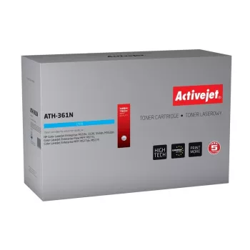 Activejet ATH-361N Toner (aizstāj HP 508A HP508A CF361A; Supreme; 5000 lpp.; ciāns)