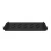 Lanberg AK-1014-B 19 collu plaukts 1U 483x220 mm, 25 kg, melns