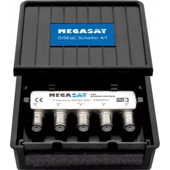 Megasat DiSEqC Switch 4-1 Pro – Satelītu slēdzis 4 ieejām