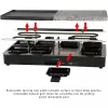 Clatronic Raclette-Grill RG 3518 (261706) – 2 personu raclēšanas grils ar 5,10 cm pannām