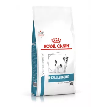 Sausā suņu barība Royal Canin Anallergenic Small 1,5 kg — hipoalerģiska formula pieaugušiem mazo šķirņu suņiem