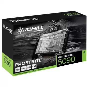 INNO3D GeForce RTX 5090 iCHILL Frostbite 32GB GDDR7 Grafikas karte