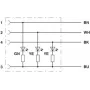 Phoenix Contact SAC-4P- 5.0-PVC/M12FR-3L 5 m M12 Melns (1404961)