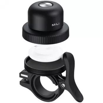 Bell Mili MiBell Black velosipēda zvans -20 līdz 60 °C CR2032 akumulators