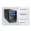 Qoltec Monolith UPS Double-conversion Online 0.65 kVA 360 W 2 AC izejas