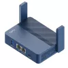 Pārnēsājamais maršrutētājs Cudy TR3000 AX3000 Wi‑Fi 6, Gigabit Ethernet WAN/LAN, USB-A, ārējās antenas, zils