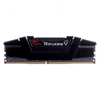 G.SKILL Ripjaws V sērijas DDR4 RAM 64 GB (4x16 GB) 3200 MT/s CL16-18-18-38 1,35 V datora atmiņa UDIMM - melna (F4-3200C16Q-64GVK)