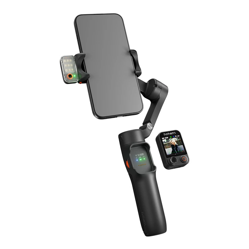 Hohem iSteady V3 Ultra (melns) – 3 asu stabilizators ar AI izsekošanu