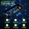 Qoltec Mobilais EV Auto Lādētājs Regulējams 2in1 Type2 | 7kW | 230V | CEE 3 PIN | Wi-Fi | LCD | Pārnēsājams | Wallbox | 5m