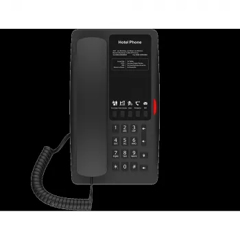 IP telefons Fanvil H4W-Melns — HD audio, Wi‑Fi atbalsts