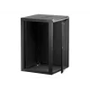 Sienas stiprinājuma skapis Netrack 019-180-66-022 Melns 18U