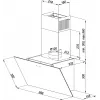 Sienas nosūcējs MAAN Vertical Glass 60 Melns, stikls/tērauds, 595 mm, 135–320 m³/h, elektroniska vadība