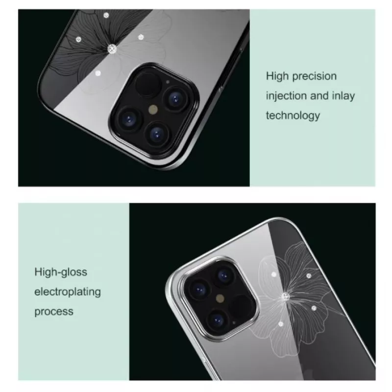 Aizsargmaciņš Devia Crystal Flora iPhone 12 mini, zils