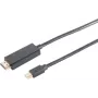 ShiverPeaks Mini DP 1.4 kabelis — 4K@60Hz, 1.0 m
