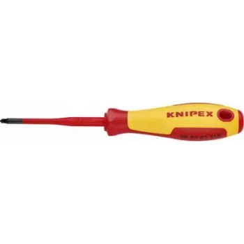 Knipex VDE Plus/mīnus skrūvgriezis Izmērs PZ 1 Asmens garums: 80 mm (98 25 01 SLS)