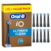 BRAUN Oral‑B iO Ultimate Cleaning nomaināmās birstes galviņas (10 iepakojums)