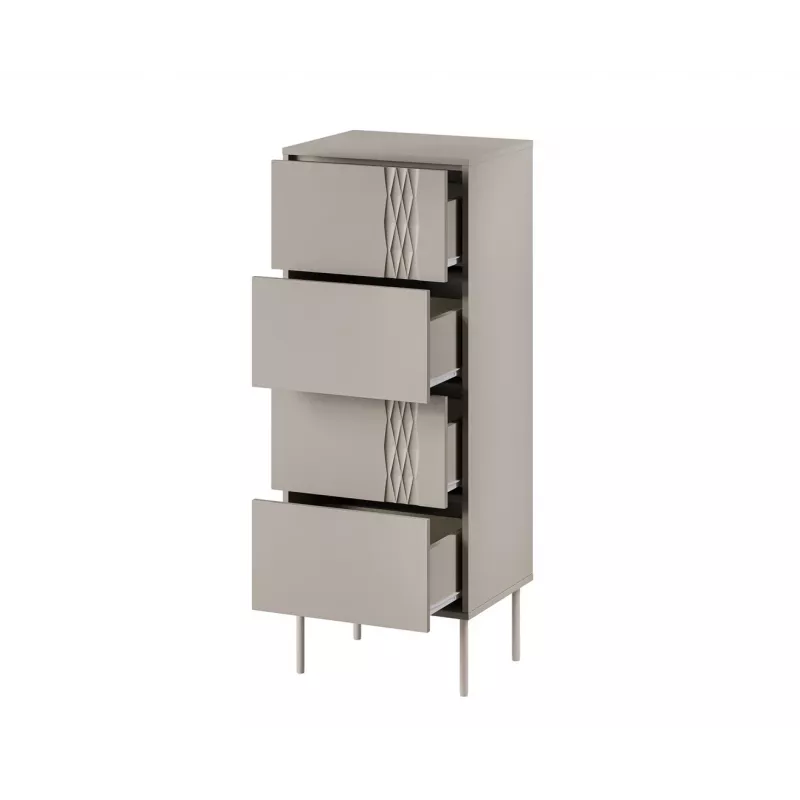Cama 4S TRESSE kumode 50x40x125 kašmira matēts