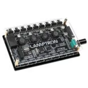 Ventilatoru un ARGB kontrolieris Lamptron CY816 Melns — 6 ventilatoru porti, 8 ARGB zonas