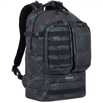 Rivacase Sherwood mugursoma Camouflage, Navy Polyester, Polyurethane