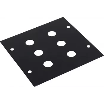 Omnitronic modulis 2U panelis ar 6x jack savienotājiem, 88×88 mm