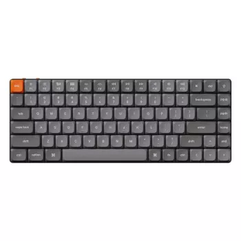 Keychron K3 Max bezvadu mehāniskā tastatūra, 75%, pelēka