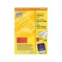 Avery mapju etiķetes (File Folder Labels) - Sarkana - 70 x 37 mm - 2400 etiķetes (100 lapas x 24) (3448)
