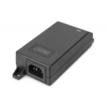 Digitus Gigabit Ethernet PoE+ injektors 802.3at 30 W Melns