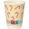 PAPSTAR 20 vienreizējie dzērienu kausiņi Candy Canes 0,2 ml (89695)