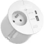 Strāvas sadalītājs Bachmann LOOP IN CHARGE 938.302 ar 1x UTE kontaktligzdu un 1x USB 22W