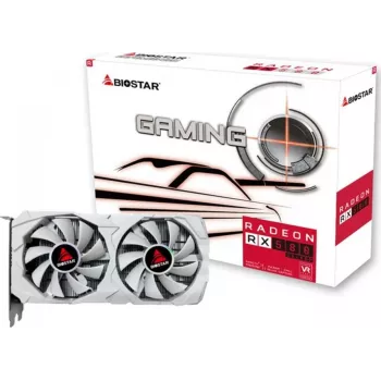 Grafikas karte BIOSTAR Radeon RX 580 8 GB GDDR5, 256-bit, PCIe 3.0 x16, Divu ventilatoru, 1x HDMI, 2x DisplayPort