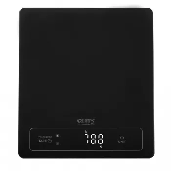 Virtuves svari Camry CR 3175, maksimālais svars 15 kg, iedaļa 1 g, LED displejs, melns