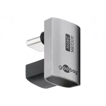 Goobay USB-C adapteris 180° U-Form USB4 - spraudnis>ligzda (74445)