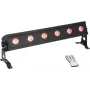 LED bārs EUROLITE AKKU Bar-6 Entry QCL RGBW, 6x4W LED, ar akumulatoru