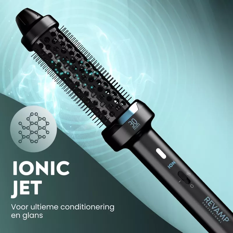 Revamp BR-1300A-EU Keramiskā jonu karstā suka 30mm
