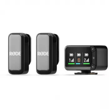 Bezvadu lavaljē mikrofona komplekts Rode Wireless Micro Camera Kit ar raidītāju un uztvērēju
