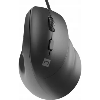 NATEC Crake 2 Pro pele - vertikāla, vadu, optiska, 12800 DPI, melna