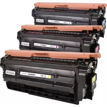 Renkforce Toner, aizstāj HP 201X, CF253XM saderīgs kombinētais komplekts Ciāna, Magenta, Dzeltena 2300 lapas RF-Toner-HP201XDCMY RF-6922872