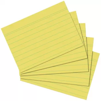 Indekskarte Herlitz 1150515 Dzeltena 1 gab.