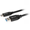 Sharkoon USB 3.2 Gen 2 kabelis USB-A ligzda > USB-C melns 1 metrs - datu kabelis
