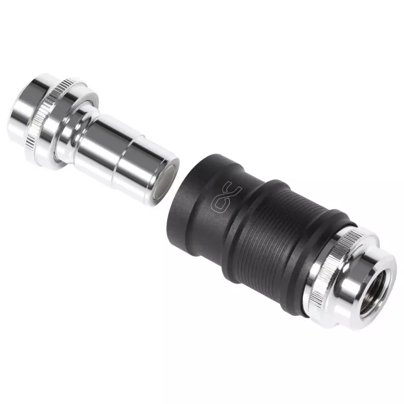 Ūdens bloku adapteris Aquatuning GmbH 13857, misiņš, niķelis, plastmasa, melns hroms
