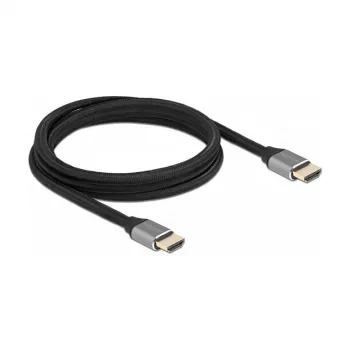 DELOCK Ultra High Speed HDMI kabelis 48 Gbps 8K 60Hz Pelēks 2m Sertificēts