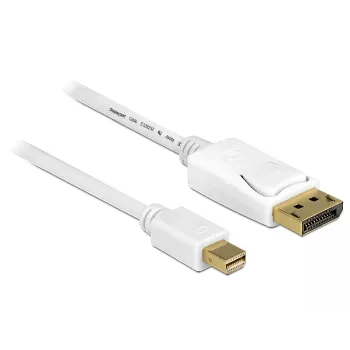 DeLOCK 83484 Mini DisplayPort kabelis 5 m Balts