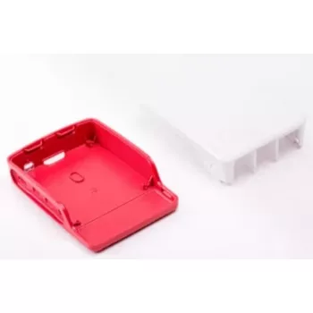 ALLNET Raspberry Pi 4 aksesuārs - Oficiālais korpuss sarkanā/baltā krāsā modelim 4