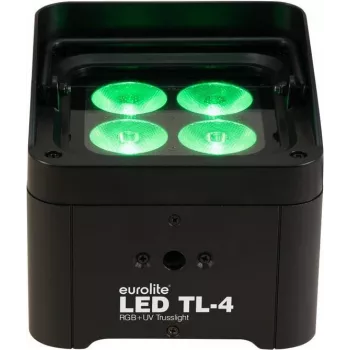 LED mazgāšanas gaisma EUROLITE TL-4 QCL RGB+UV — 4-in-1 RGB+UV gaismas diodes skatuves un pasākumu apgaismojumam