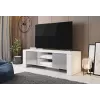 Cama TV statīvs WEST 42/130/42 balts/pelēks glancēts