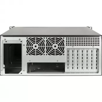 Rack Server korpuss Inter-Tech 4U-K-439L Melns