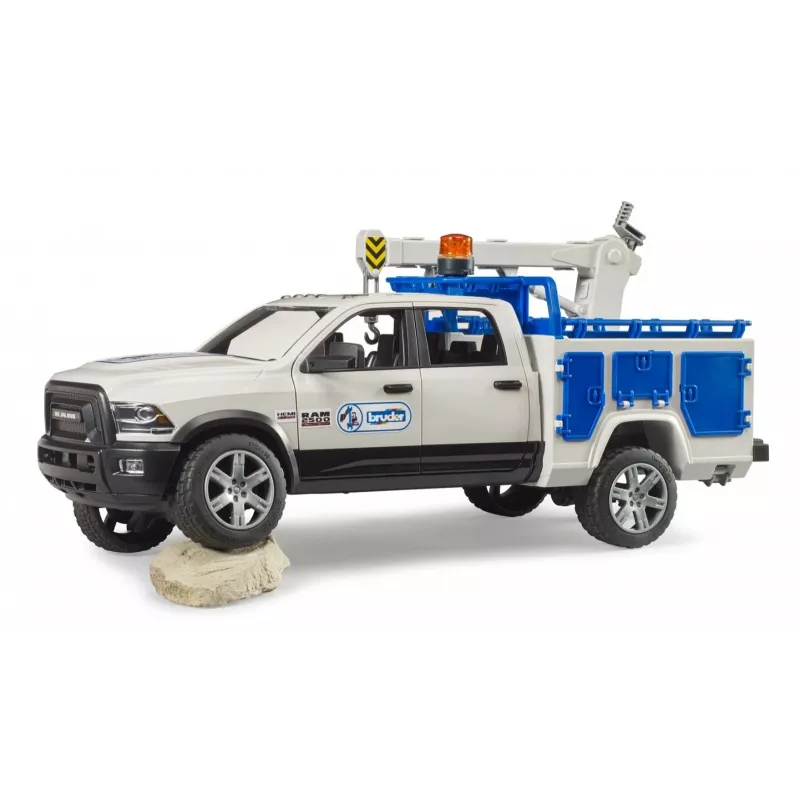 Auto Dodge RAM 2500 Serviss ar Rotējošo Gaismu BRUDER 02509