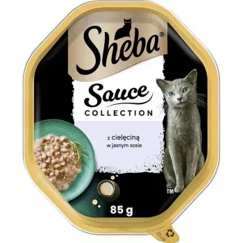 Slapjā kaķu barība Sheba Tray Teļa gaļa mērcē 85 g